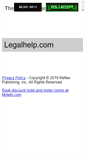 Mobile Screenshot of legalhelp.com