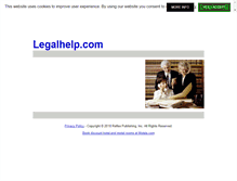 Tablet Screenshot of legalhelp.com