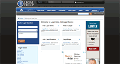 Desktop Screenshot of legalhelp.org